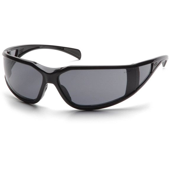 SB5120DT Exeter Safety Glasses - Black Frame - Gray H2X Anti-Fog Lens