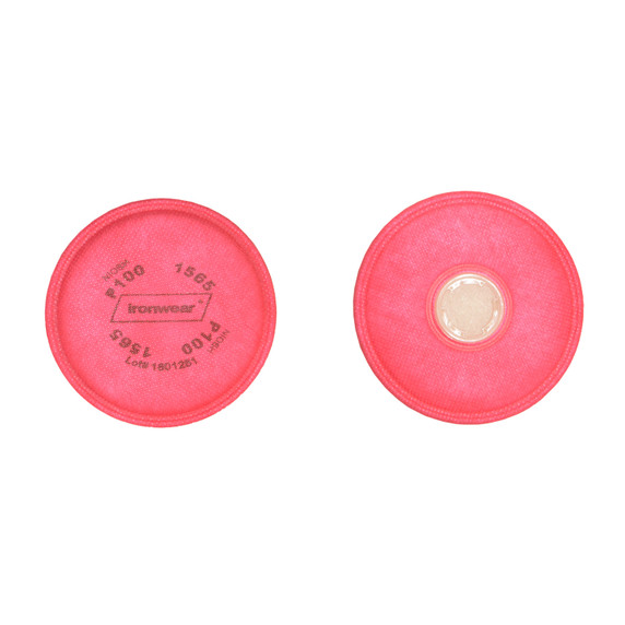 Ironwear Safety, 1565 P100 Respirator Filter Pancake Style-2 Pack Ironwear Safety, 1565 P100 Respirator Filter Pancake Style-2 Pack