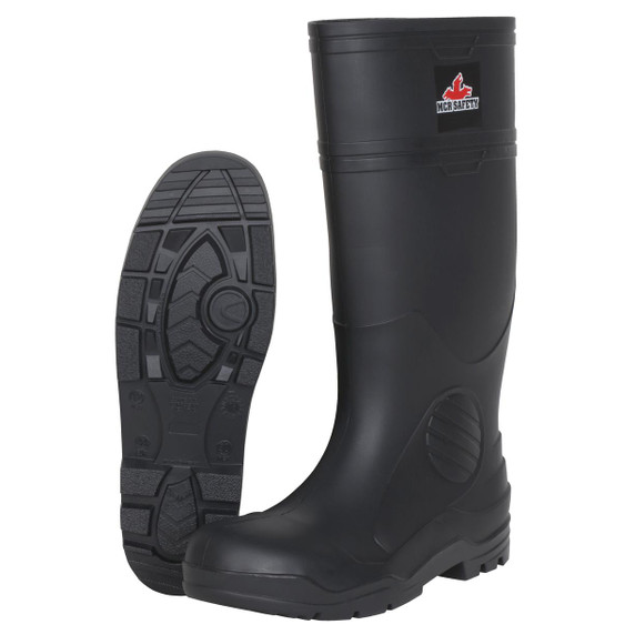 MCR Safety VBP120 16" Plain Toe PVC Work Boots