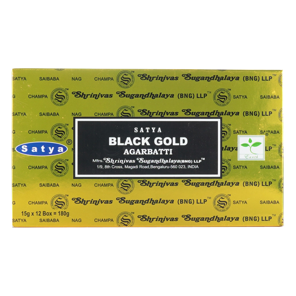 SATYA INCENSE 15G BLACK GOLD