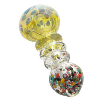 4" 3 RIM HAND PIPE MIX COLOR