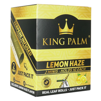 KING PALM 2 MINI ROLLS - LEMON HAZE