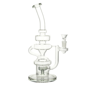 11" RECYCLER WATER PIPE - SMOKE