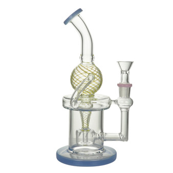 8½" RECYCLER COLOR TWIST BALL - JADE BLUE