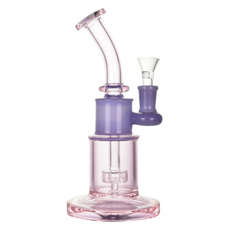 8" CAKE TWO-TONE WATERPIPE - MILK PURPLE