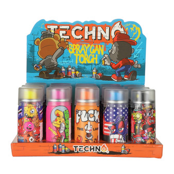 TECHNO TORCH - MINI SPRAY CAN TORCH(A7) - 15CT