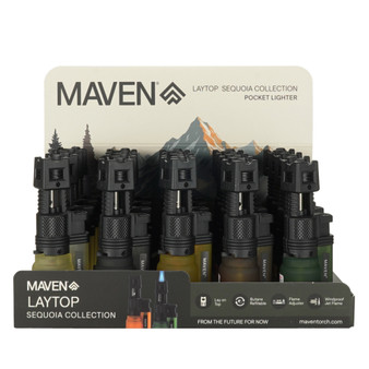 MAVEN - LAYTOP POCKET LIGHTER SEQUOIA 20CT