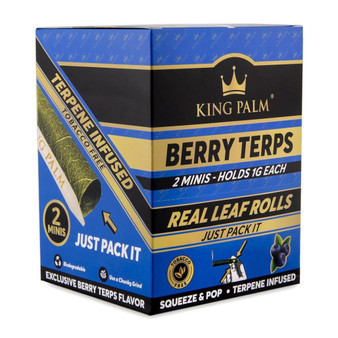 KING PALM 2 MINI ROLLS - BERRY TERPS