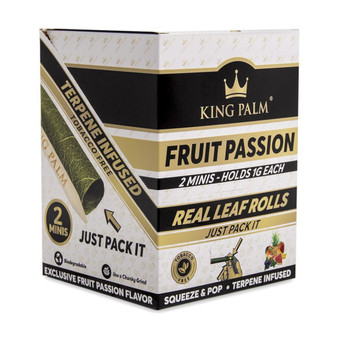 KING PALM 2 MINI ROLLS - FRUIT PASSION