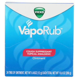 VICKS VAPO RUB 12G - 24CT