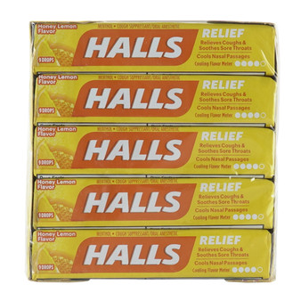 HALLS HONEY LEMON