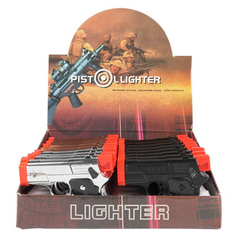 SINGLE TORCH GUN LIGHTER 16CT