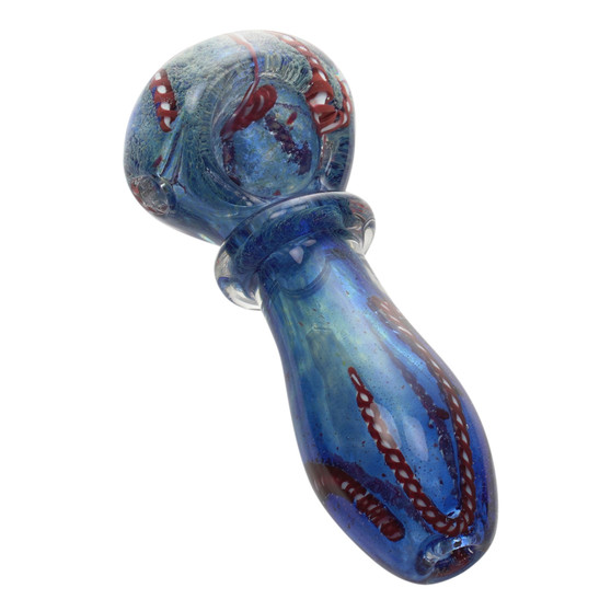 3.75" FRIT RIM HAND PIPE MIX COLOR
