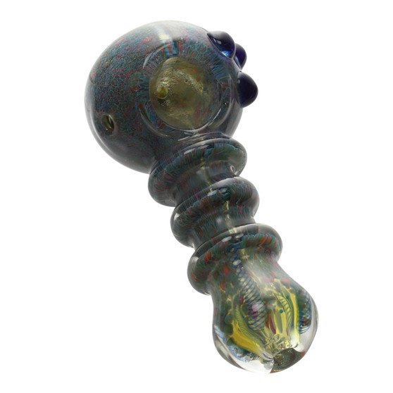 4.5" FRIT 3 RIM HAND PIPE MIX COLOR