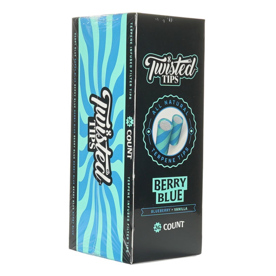 TWISTED TIPS BERRY BLUE - 24CT