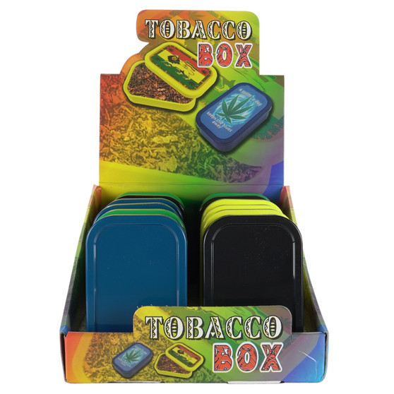 PLASTIC TOBACCO BOX 12CT
