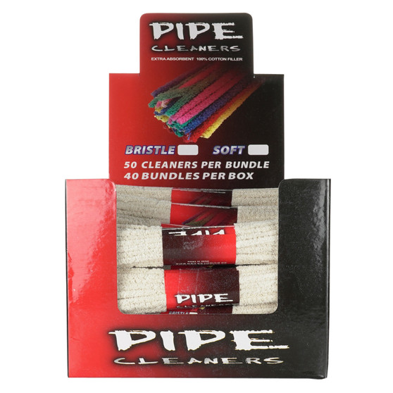 PIPE BRUSH (BRISTLE) 40CT