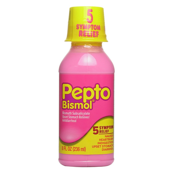 PEPTO BISMOL 8OZ BOTTLE 12CT