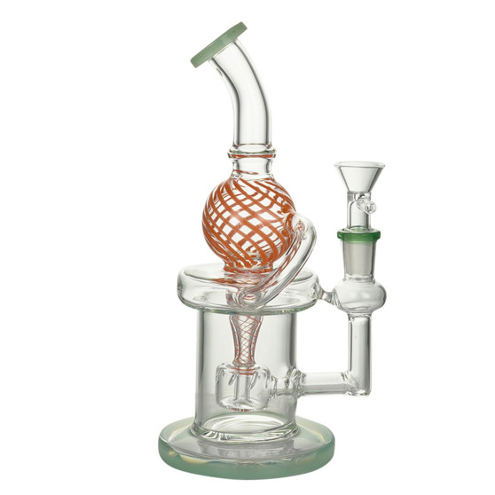 8½" RECYCLER COLOR TWIST BALL - JADE