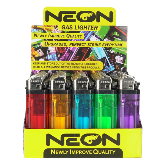 NEON DISPOSABLE LIGHTER 20BX