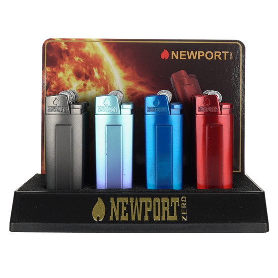 NEWPORT JET FLAME LIGHTER COLOR 12CT