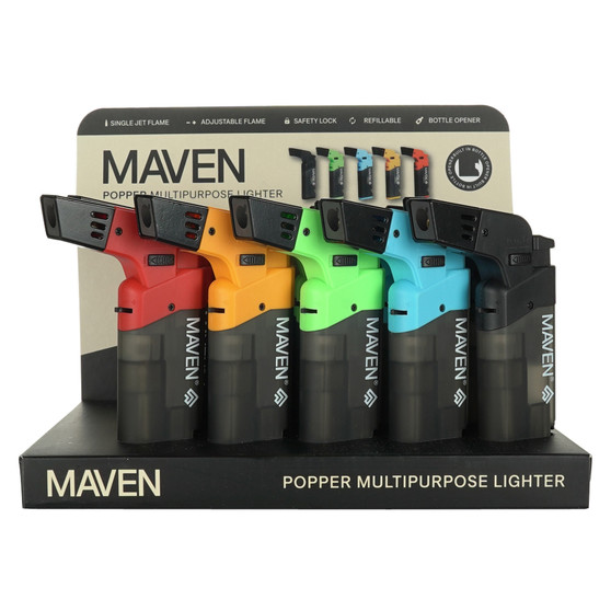 MAVEN - POPPER POCKET LIGHTER 15CT