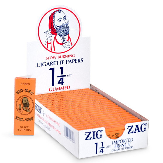 ZIG-ZAG PAPER - 1¼ ORANGE