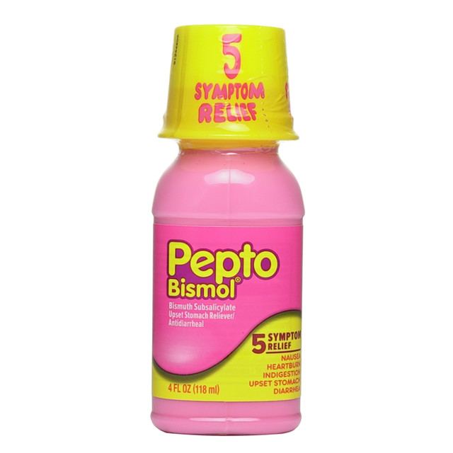 PEPTO BISMOL 4OZ BOTTLE 12CT
