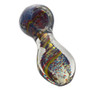 3.5" FRIT FLAT MOUTH HAND PIPE MIX COLOR