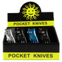 POCKET KNIVES 5 HOLE DESIGN - 12CT