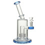 9½" MATRIX PERC WATER PIPE - LIGHT BLUE