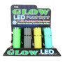 LED FLASHLIGHT - GLOW IN THE DARK 12CT