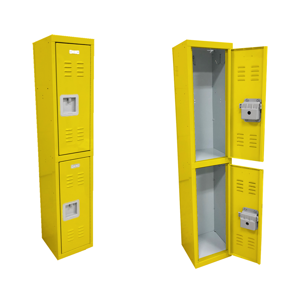 Lockerman Storage LOCKERMAN 12 wide x 12 deep x 60 high Double Tier Student Locker - The ...