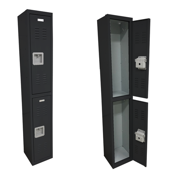 LOCKERMAN 12 wide x 12 deep x 72 high Double Tier Student Locker