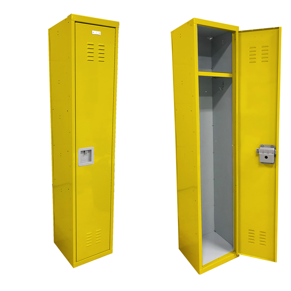 LOCKERMAN 15 wide x 15 deep x 72 high Single Tier Student Locker