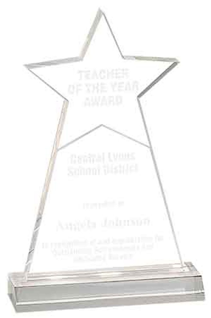 Star Obelisk Acrylic Award