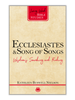 Ecclesiastes & Song of Songs: Wisdom's Searching and Finding (Paperback)