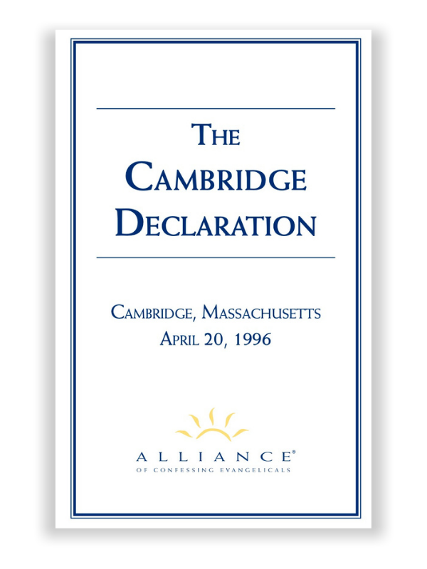 Cambridge Declaration (Booklet) - Reformed Resources