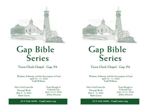 Gap Bible Series Bulletin Insert (PDF Download)