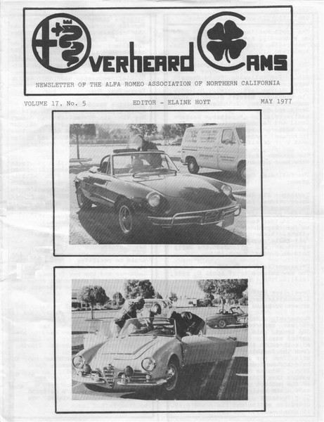 Overheard Cams July 1977