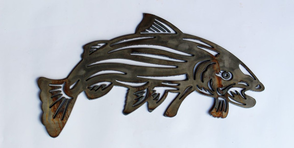 Fish Metal Cutout Sign