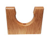 Red Oak Classical Guitar Wall Hanger, Top View