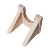 Solid maple wood classical guitar hanger, unfinished