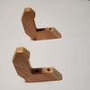 Solid Hickory Wood Archery Bow Rack Display Hooks