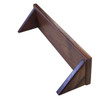 16 inch solid walnut wood shelf for wall