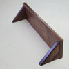 wall mount shelf, solid walnut wood, 16 inch