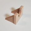 solid red oak wall hanger for standard acoustic or electric guitar