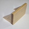 six inch maple shelf top right front view
