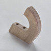 Unfinished Red Oak Wall Hook