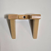 Solid maple wooden ukulele wall display and storage hanger